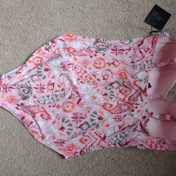 NWT Pink Nip Tuck Swimsuit - size 12 - Picture 2 of 4